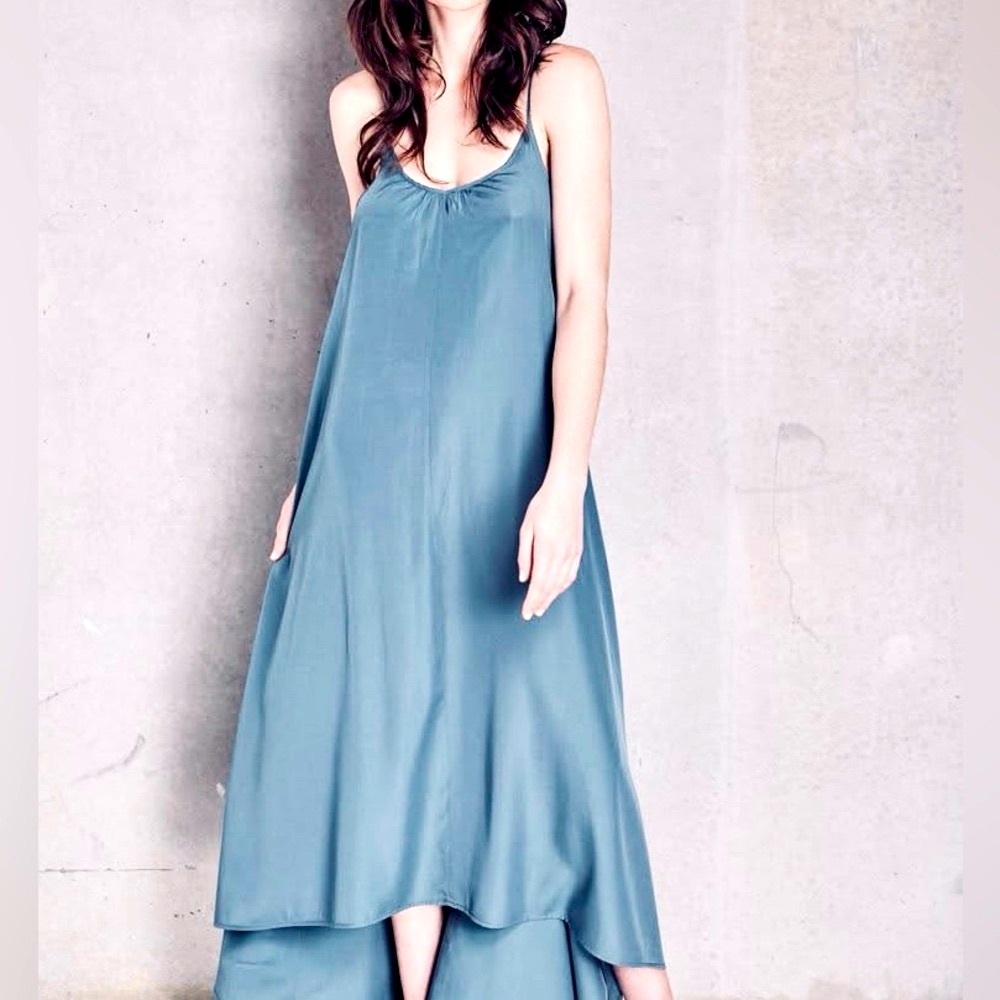 PS The Label Blue / Grey Resort Maxi Dress